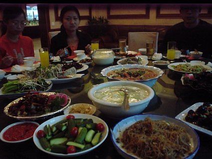 Dining at Kunming, China