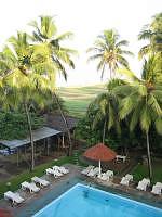 Swimming pool in Negombo hotel, Sri Lanka