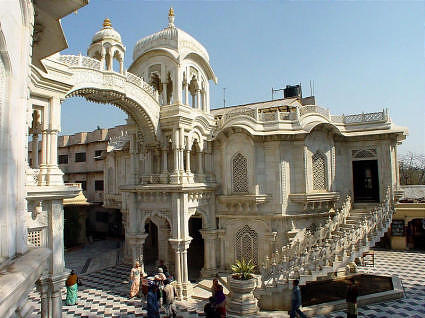 Iskcon temple, raman Reti Road, Vrindavan, India