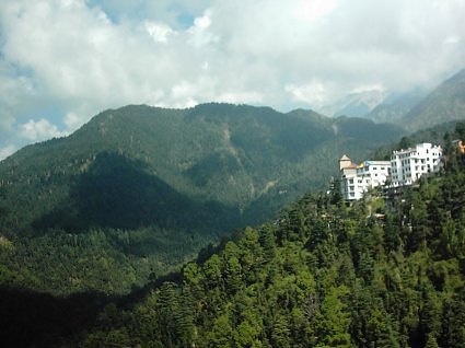 Mountainside in Dalhousie, Himachal Pradesh, India