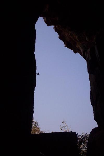 Auditorium cave, Bhimbetka caves, Madhya Pradesh, India