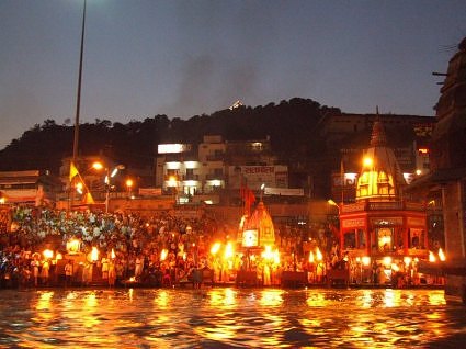Ganga Aarti, Har ki Pauri, Haridwar, Uttarakhand, India