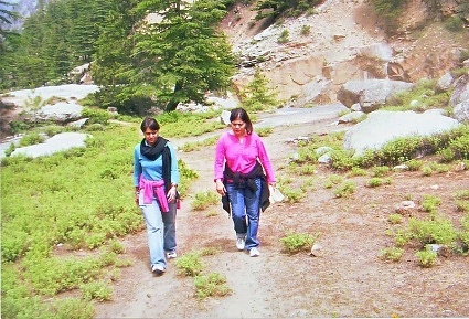 Trek to Gaumukh in Himalayas