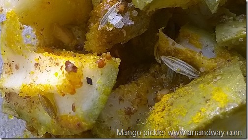 Punjabi mango pickle recipe vegan ayurvedic india