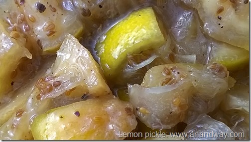 lemon pickle sun cooked