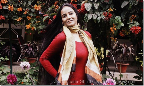 Tishya Tripathi Shukla Tishyakriti Handpainted Indian fashion