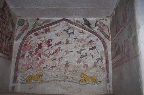 wall painting, Orchha, Madhya Pradesh tourism, India
