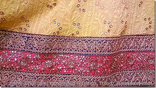 Chikan and Zardozi embroidery, Joshina Saluja Thingz Lucknow, India