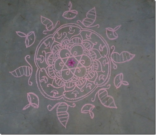 learn Chalk Rangoli design