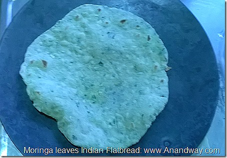 Drumsticks leaves Indian bread roti recipe
